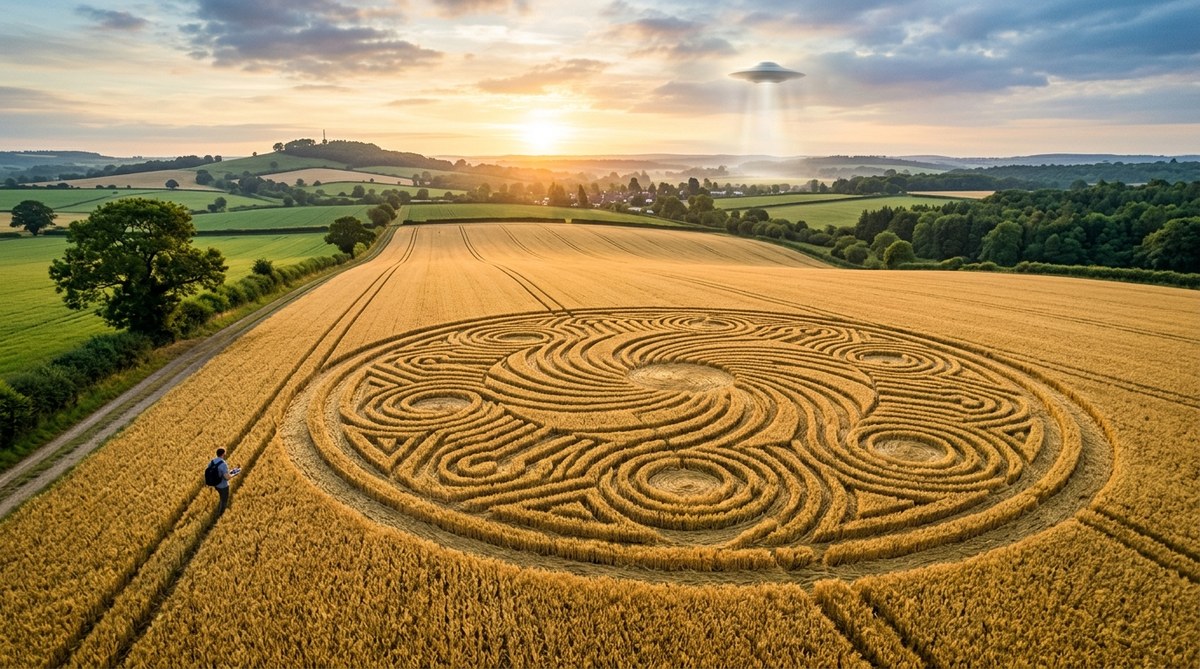 Il mistero dei cerchi nel grano: segni alieni o opere d'arte umane?