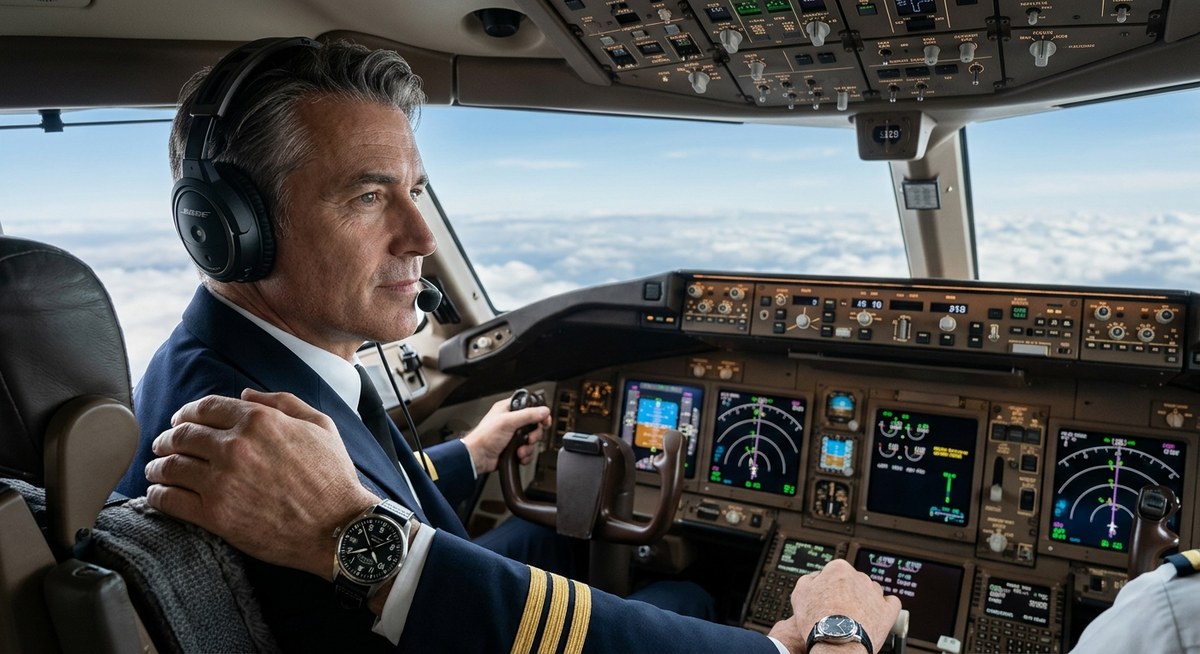 Perché i piloti indossano sempre due orologi? Il segreto svelato dai comandanti di lungo corso