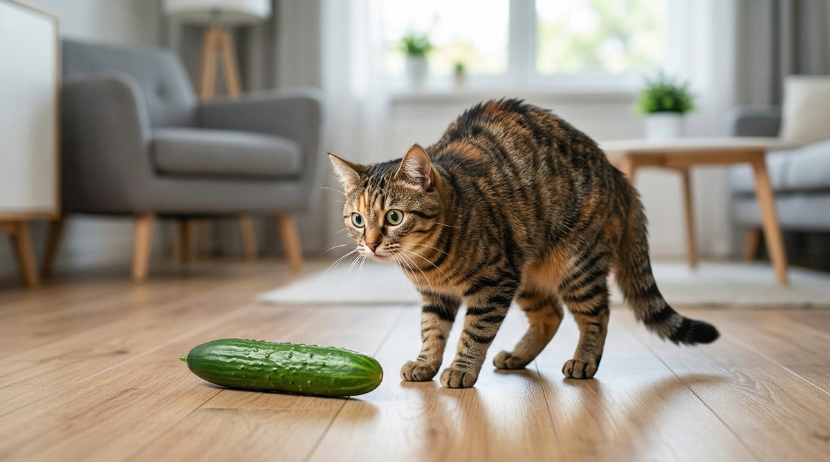 Perché Il Gatto Ha Sempre Paura Dei Cetrioli? La Scienza Dietro Il Fenomeno Virale